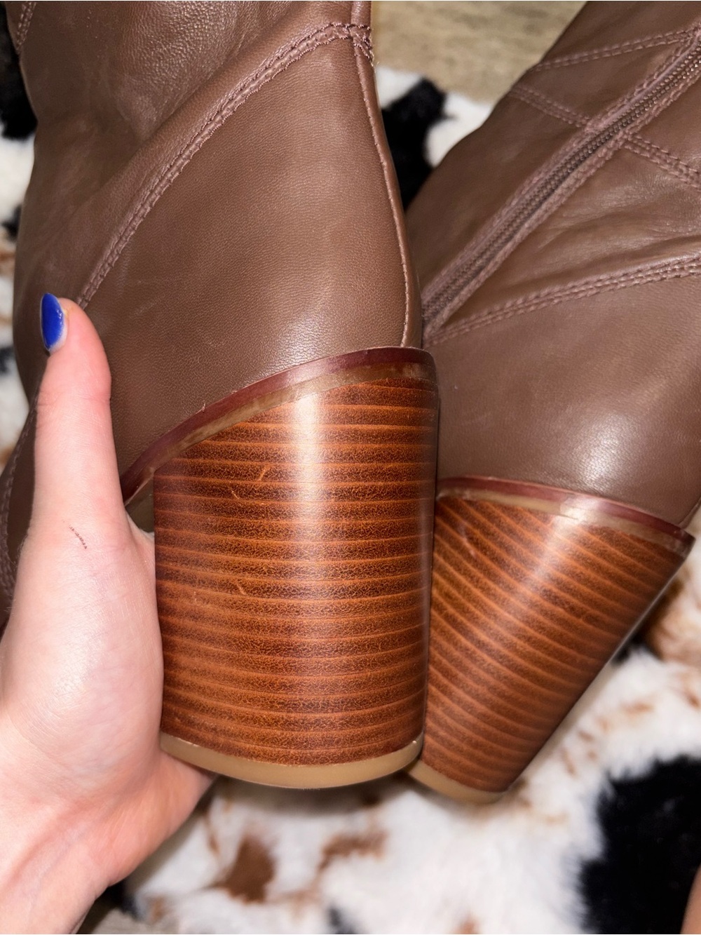 Franco Sarto Stevie Side Zip Ankle Boots - Picture 7 of 11